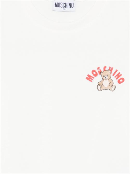 T-shirt unisex Moschino Kid Teen bianca MOSCHINO KID-TEEN | HWM058LAA0110063